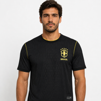 Camisa Brasil Preta Dourada - Série Especial